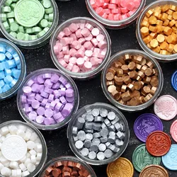Ancient Sealing Wax Seal Material Pearlescent Color Fire Paint Seal Wax Grain Stamp Bead Invitation Envelope Sealing Retro Craft