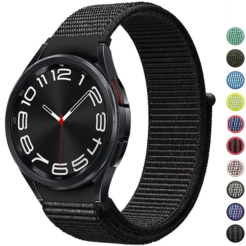 20Mm 22Mm Nylon Band Voor Samsung Galaxy Watch 4 5 6 Classic Active 2 Gear S3 Frontier Correa Armband Huawei Gt 2 2e 3 Pro Strap