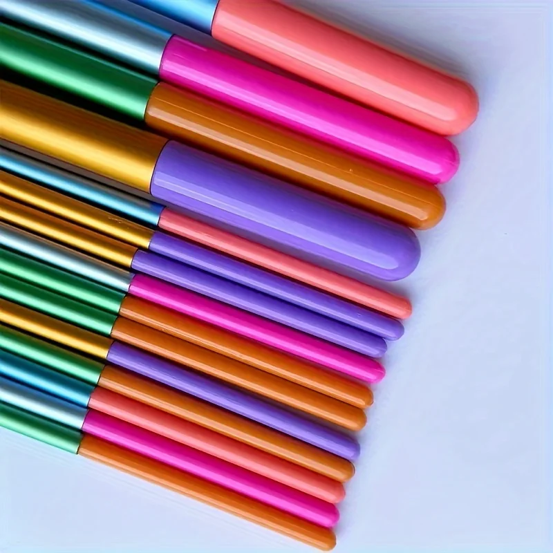 15 stuks make-up kwasten professionele poeder foundation oogschaduw mengborstels kleurrijke make-up kwastenset blozen borstel cadeau