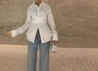 Pré-queda 2025 solto e irregular fino manga comprida top falso design de camada dupla