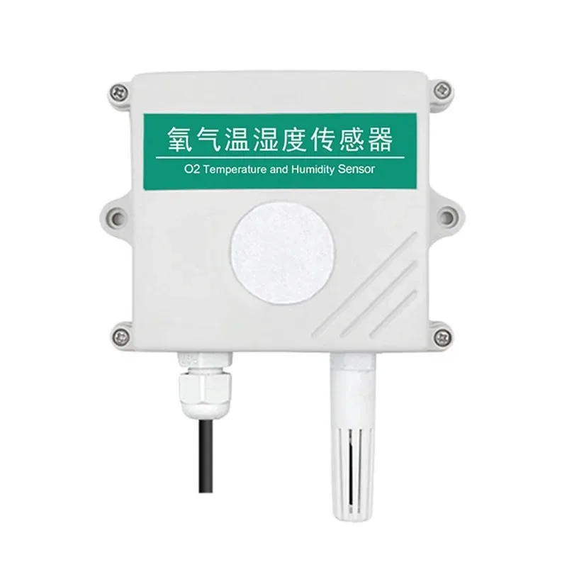 Oxygen Sensor RS485 Oxygen Transmitter O2 Gas Monitoring High Precision Outdoor Oxygen Concentration Detector