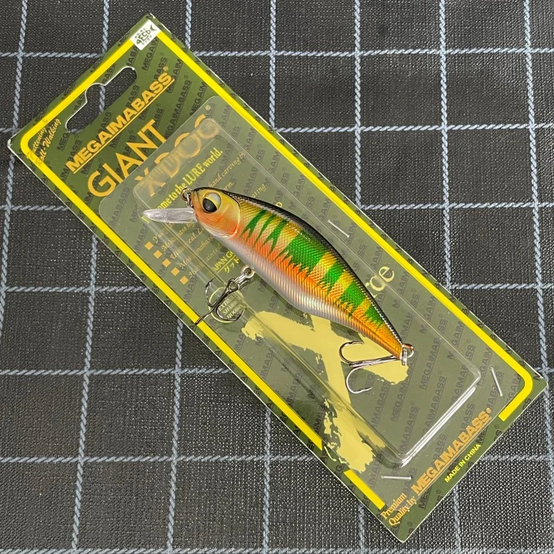 

MEGAIMABASS 8007Suspending Minnow Jerkbait: Long Casting Lure for Bass and Topmouth Culter