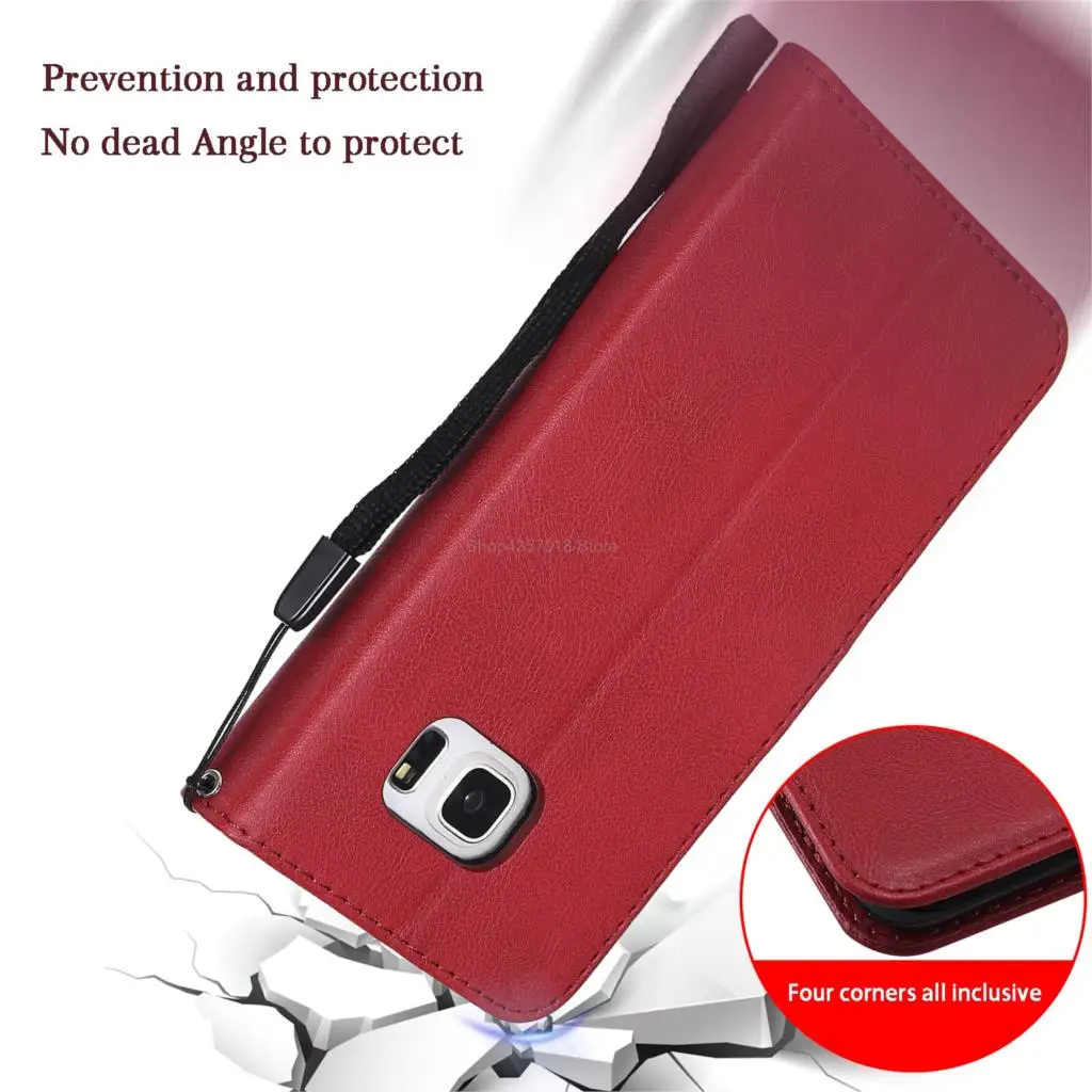 Flip Case for Samsung Galaxy S6 Edge Plus G928 G928F  Solid color flip pu for Samsung Galaxy S6Edge Plus SM-G928 Leather Wallet