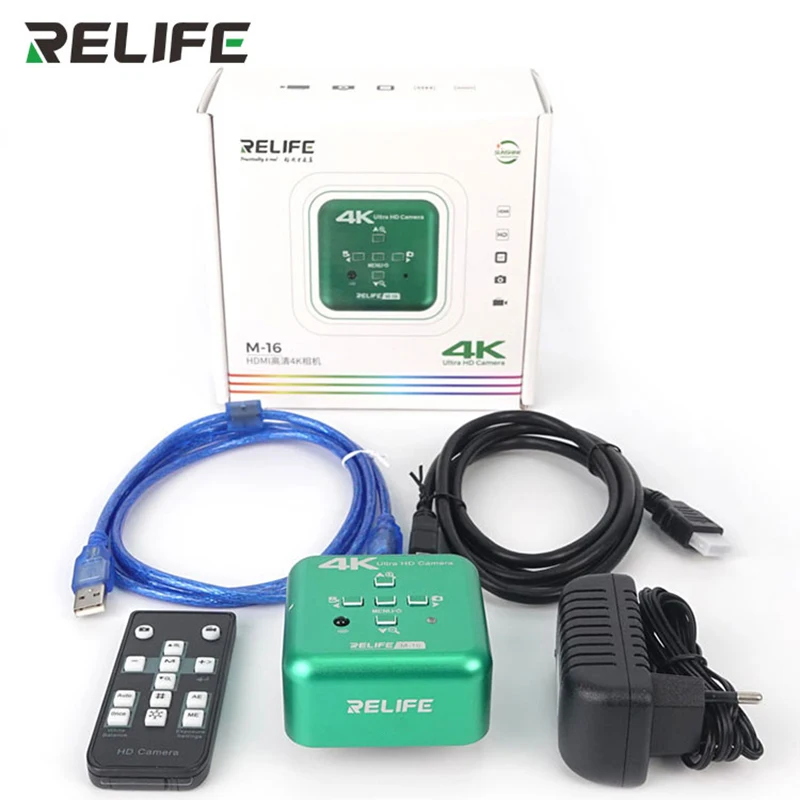 RELIFE M-16 HDMI HD 4K Microscope Digital Camera / 30 FPS 3840*2160 Supports Photo / Video Recording