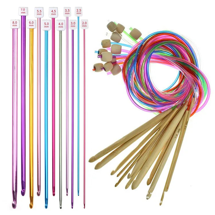 

Knitting Tools Sweaters Needles Plastic Afghan Carpets Crochet Hooks Circular Needles Crochet Hooks Aluminum Oxide Sets