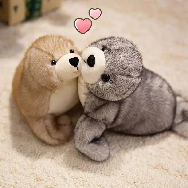 La dernière poupée de sceau marin Kawaii, jouet en peluche, figurine de dessin animé, oreiller mignon pour enfants, cadeau d'anniversaire amusant