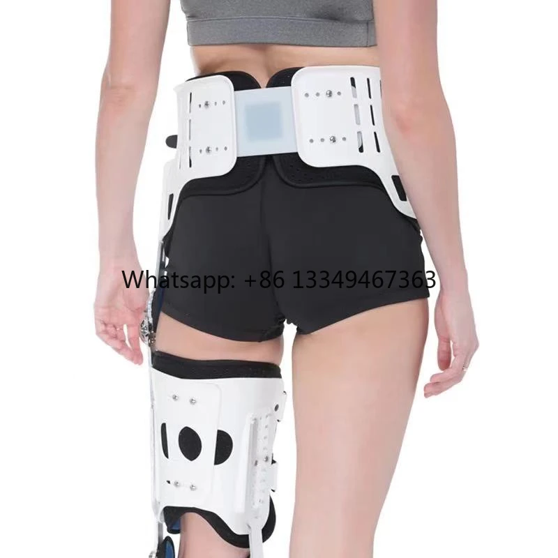 Adjustable Lower Limb Knee Ankle Foot Fixed Support for Thigh Fracture Physical Therapy