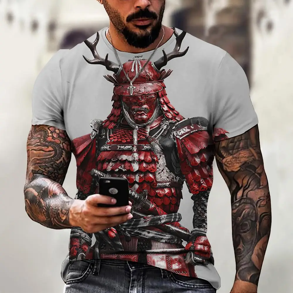Vintage Japanepe T-shirt Men Japan Style Print Short Sleeve Top Tees Casual Retro Boys T shirt Oversized Vintage Men\'s Clothing