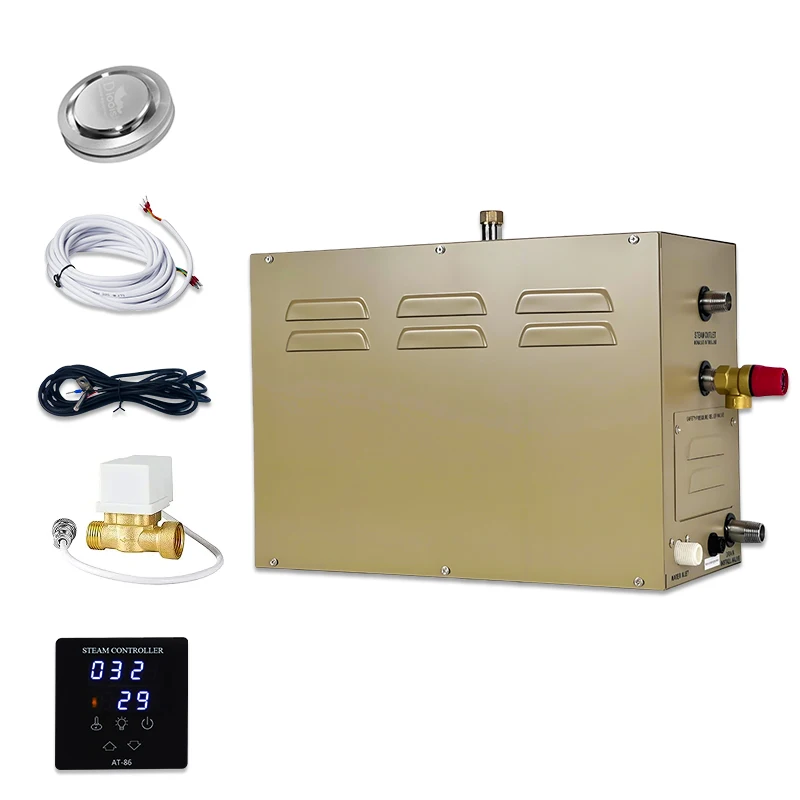 Atcsteam 4.5KW Home Sauna Steam Generator whit Auto Drainning Shower Sauna Vapor Generator Suppliers