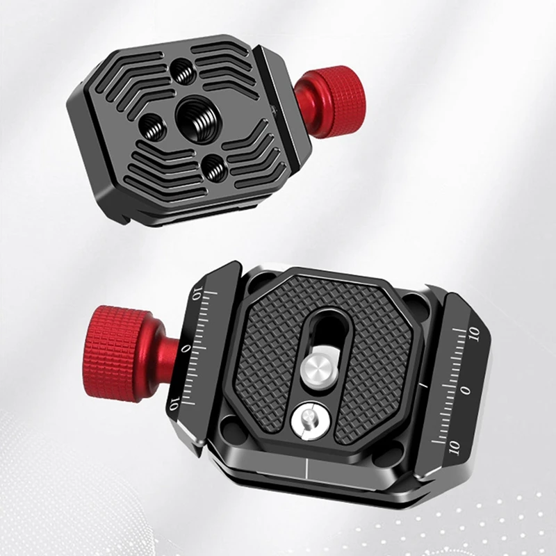 Abrazadera de placa de liberación rápida Universal, estabilizador de cámara SLR, Base de trípode, cardán, Base de liberación rápida, accesorios Arca de 38Mm