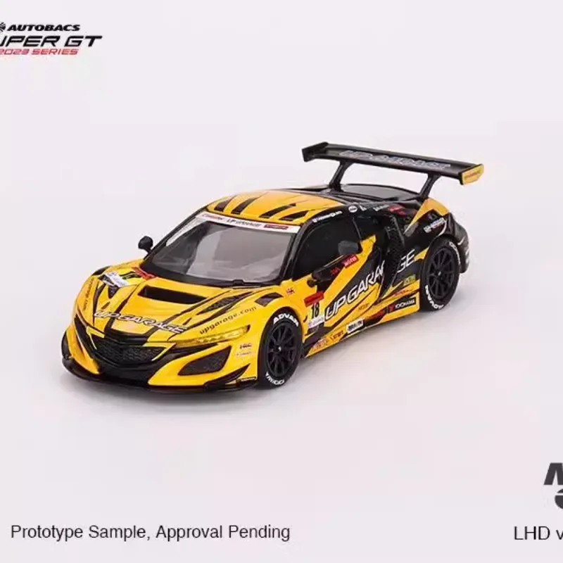 1/64 هوندا NSX GT3 رقم. 692 نموذج سيارة محاكاة سبيكة، مجموعة من الألعاب الزخرفية للأطفال، هدايا العيد للأطفال.