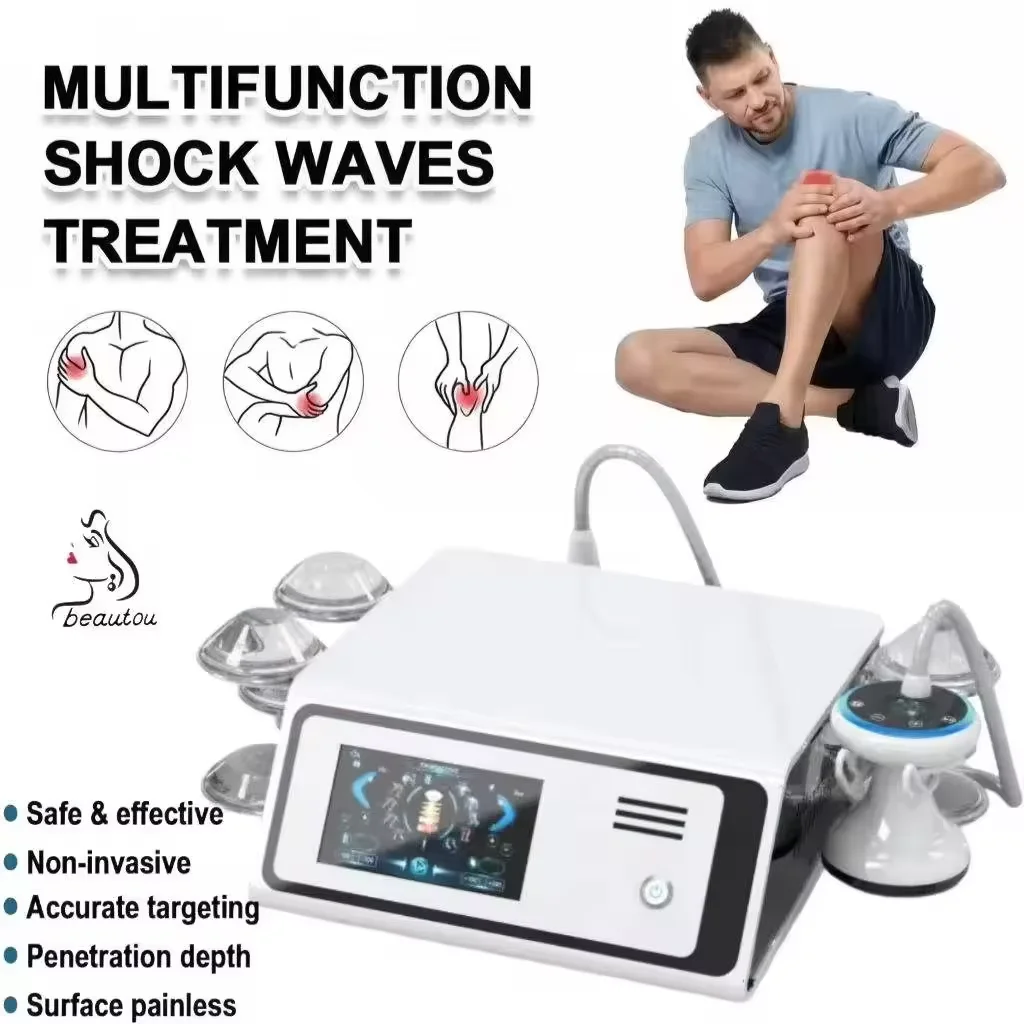 Professional Physiotherapy Pain Relief Piezoelectric Focused Shock Wave Rehabilitation Therapy Beauty Machine Good for Gym