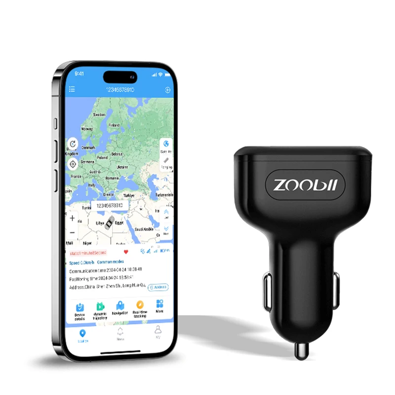 High Quality Mini GPS Tracker Magnetic Wireless Dashboard Placement 4G 2G Network PC IOS App View High Acc Detection Car Charger