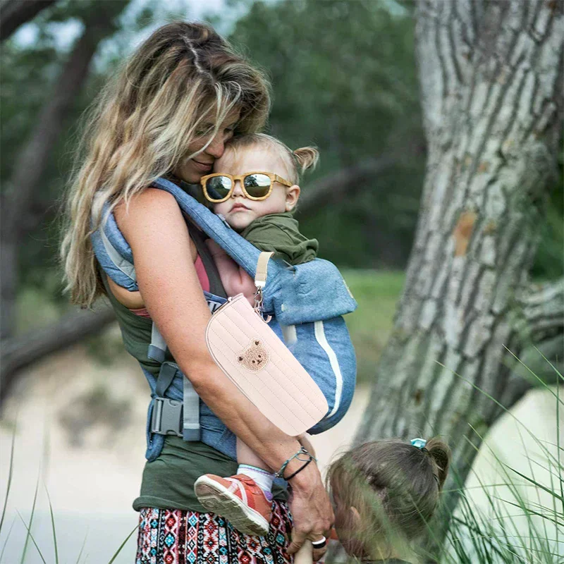 حقيبة زجاجات الأطفال المعزولة، نمط الدب الرائع، حامل زجاجات الأطفال الحراري، حقيبة نقل حليب الثدي، سهلة التنظيف #4