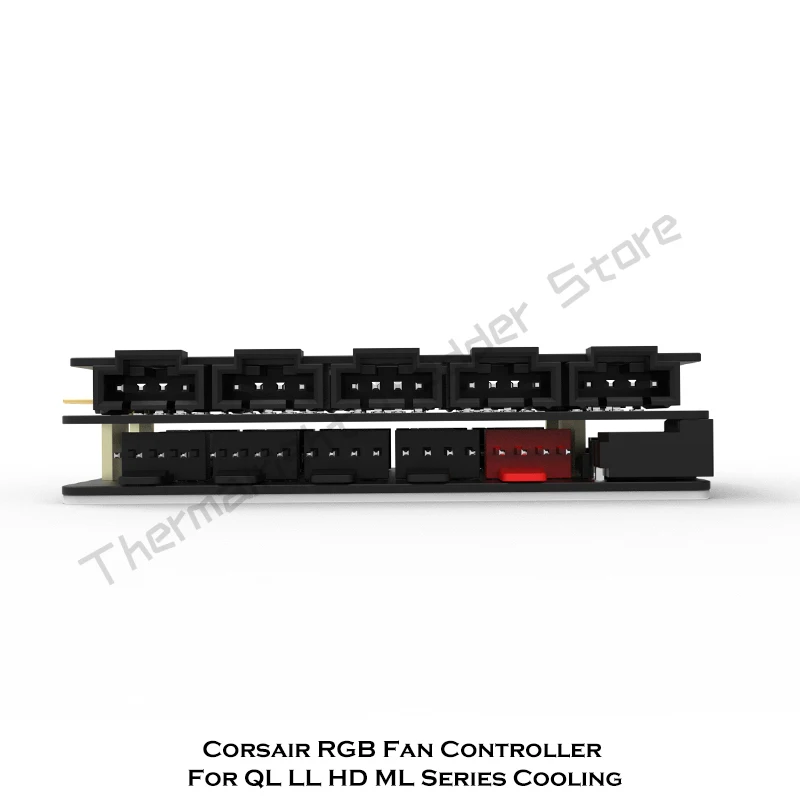 Corsair RGB Splitter Hub Fan Connecting Box Corsair Logo Glow ARGB+PWM 10X2 Outputs 5V ARGB AURA SYNC