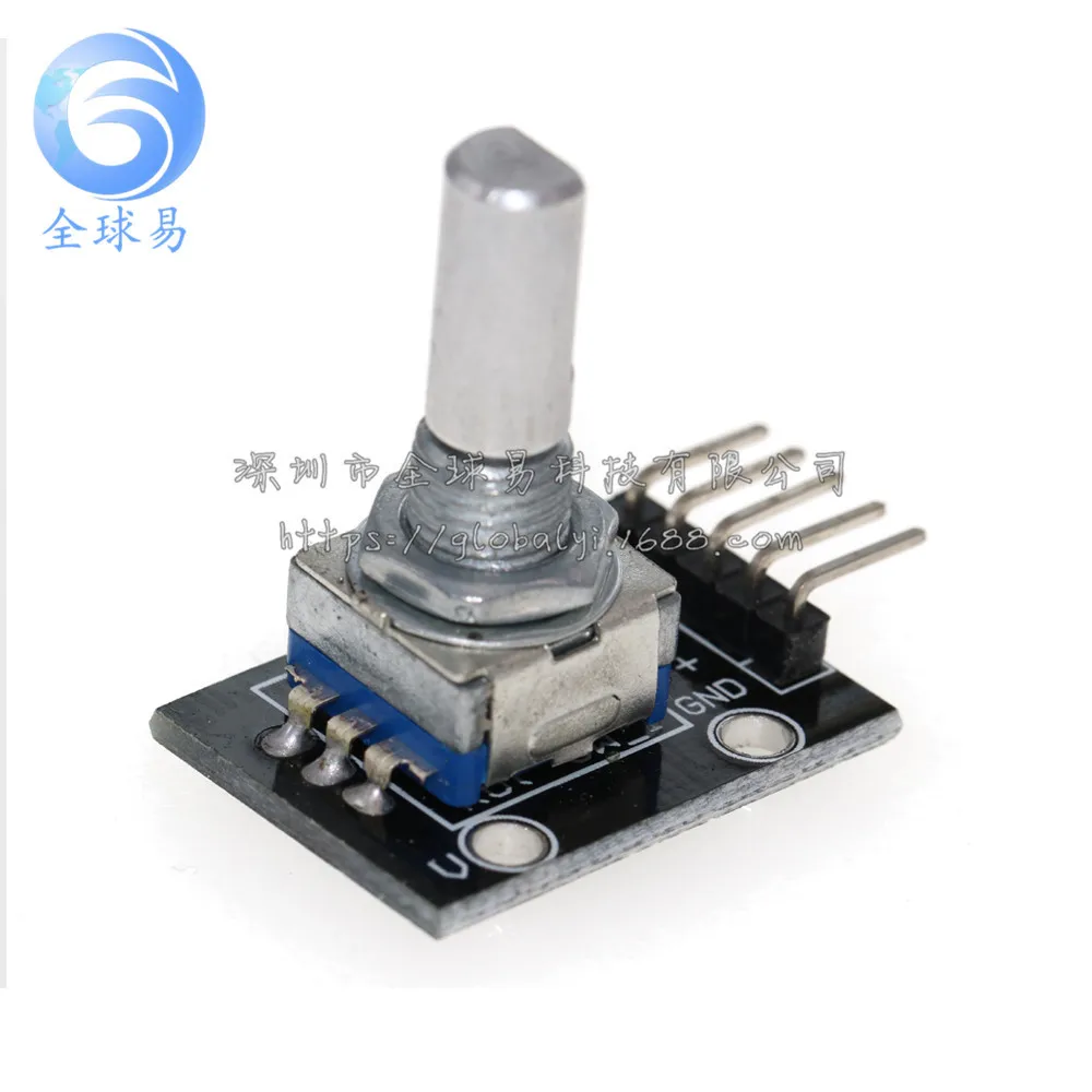 Picture 5: KY-040 360 degree Rotary Encoder Module- Incremental Encoder with Push Button for Arduino, Raspberry Pi & Robotics