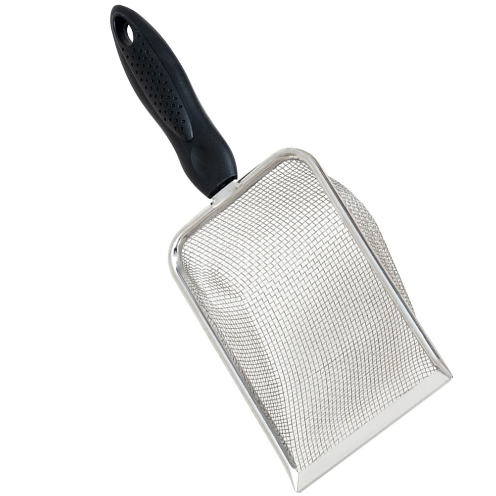Portable Beach Shovel Kids Sand Filter Mesh Toy Digging Scoop Sifting Child Fun Shovels Play Food Stainless Practical Long Use