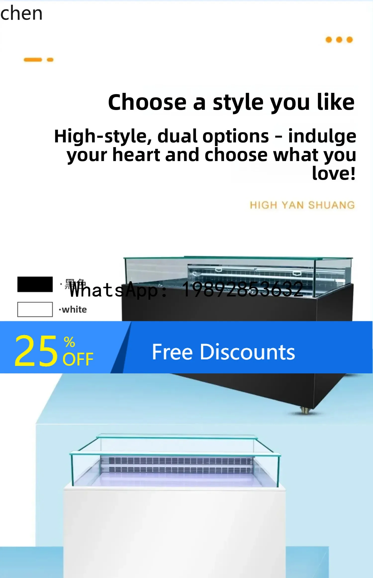 

AB sandwich cabinet open refrigerator commercial air-cooled cake dessert sushi west point fresh-keeping display cabinet