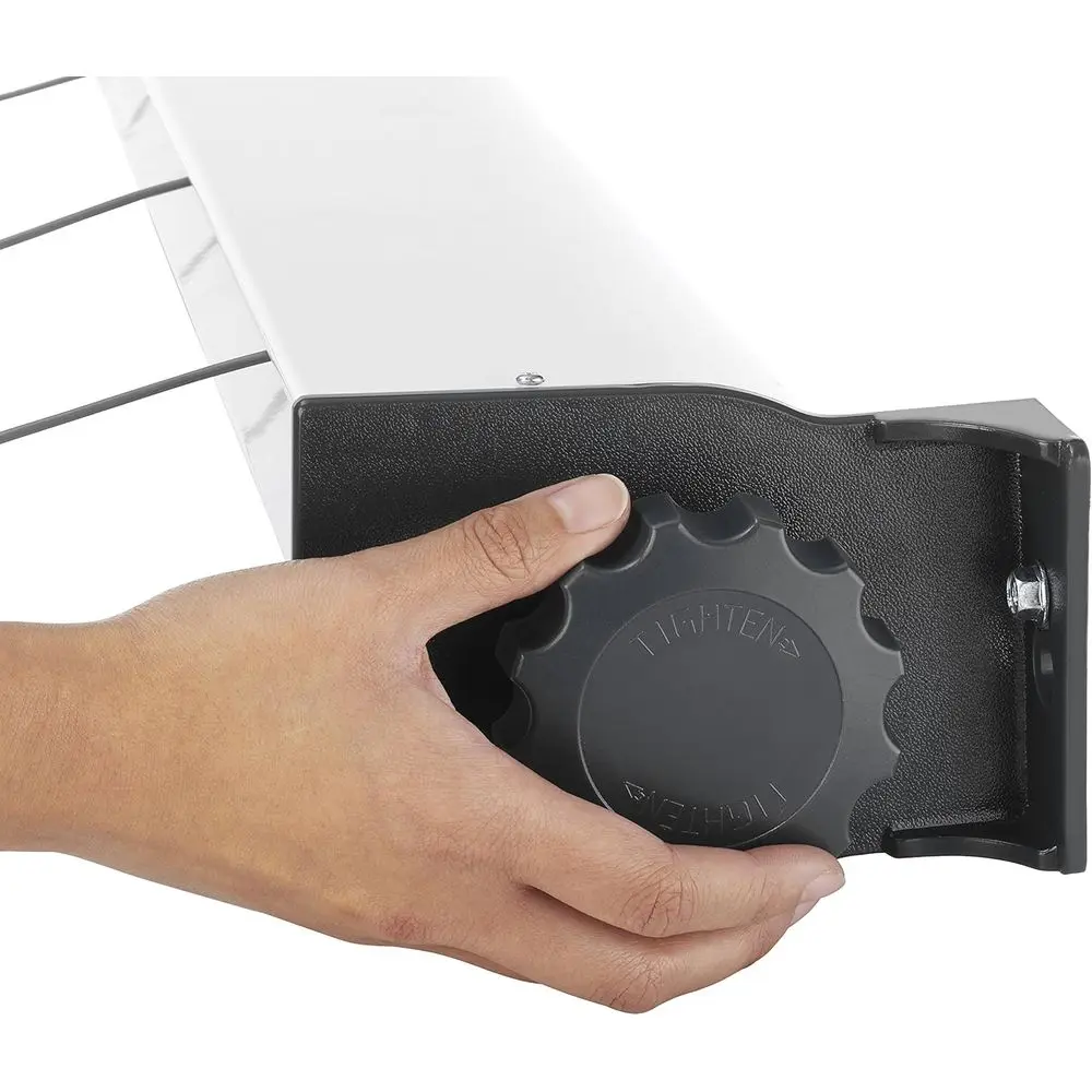 Rack de secagem de roupas retrátil compacto de 5 linhas