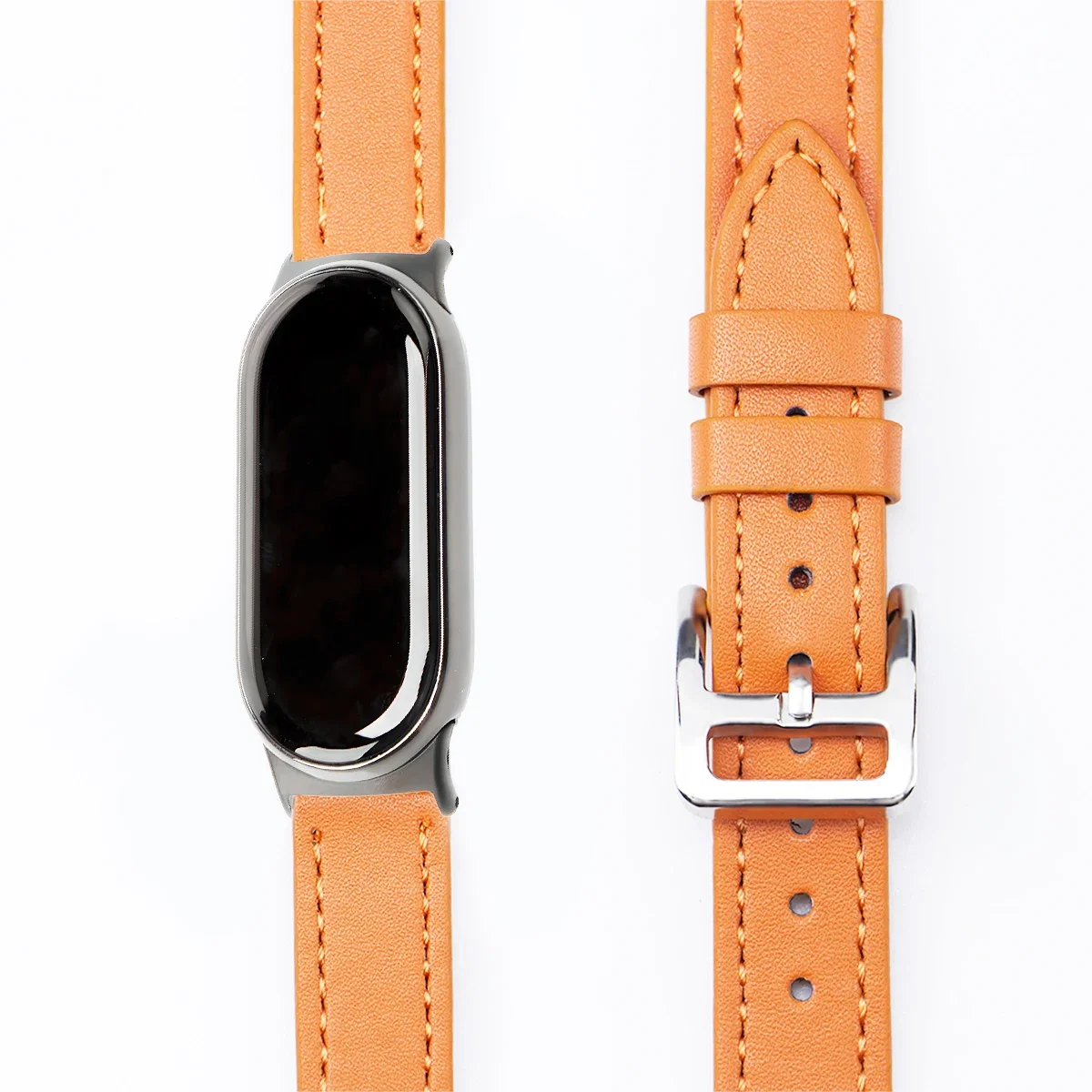 For Mi Band 8 Strap Leather For Xiaomi Mi Band 8 Wrist Strap Correa Watch Replacement Miband 8 NFC Sports Bracelet band Pulseira image 4