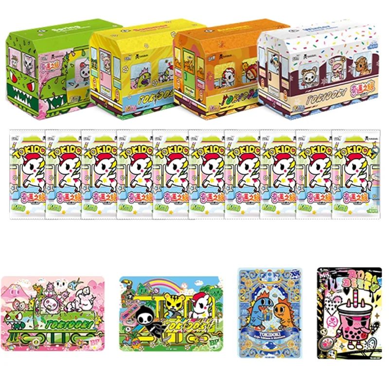 

KAYOU натуральная My Little Pony Tokidoki аниме персонаж коллекционная карта детские игрушки подарок на Рождество и день рождения случайный 1 коробка