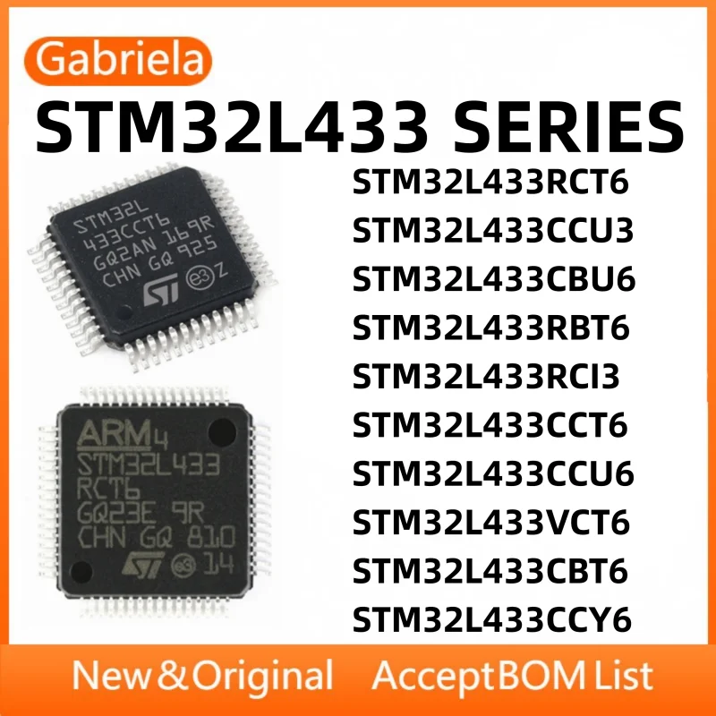 

STM32L433RCT6 STM32L433CCU3 STM32L433CBU6 STM32L433RBT6 STM32L433RCI3 STM32L433CCT6 STM32L433CCU6 STM32L433VCT6 STM32L433CBT6