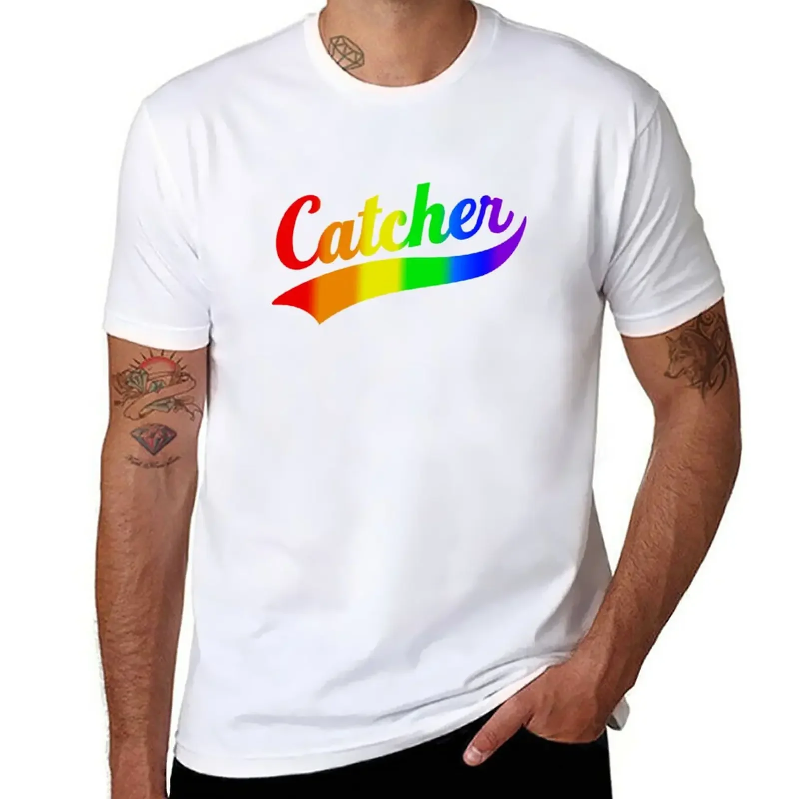 

Gay Pride, Catcher T-Shirt blanks oversized heavyweights big and tall t shirts for men