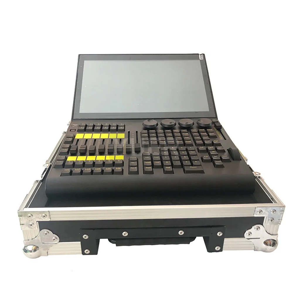 Mini Stage Lighting Controller para DJ Disco Party, Stage Efeito 3D, On-PC Software Console, Moving Head Light, MA2, Q0, DMX512