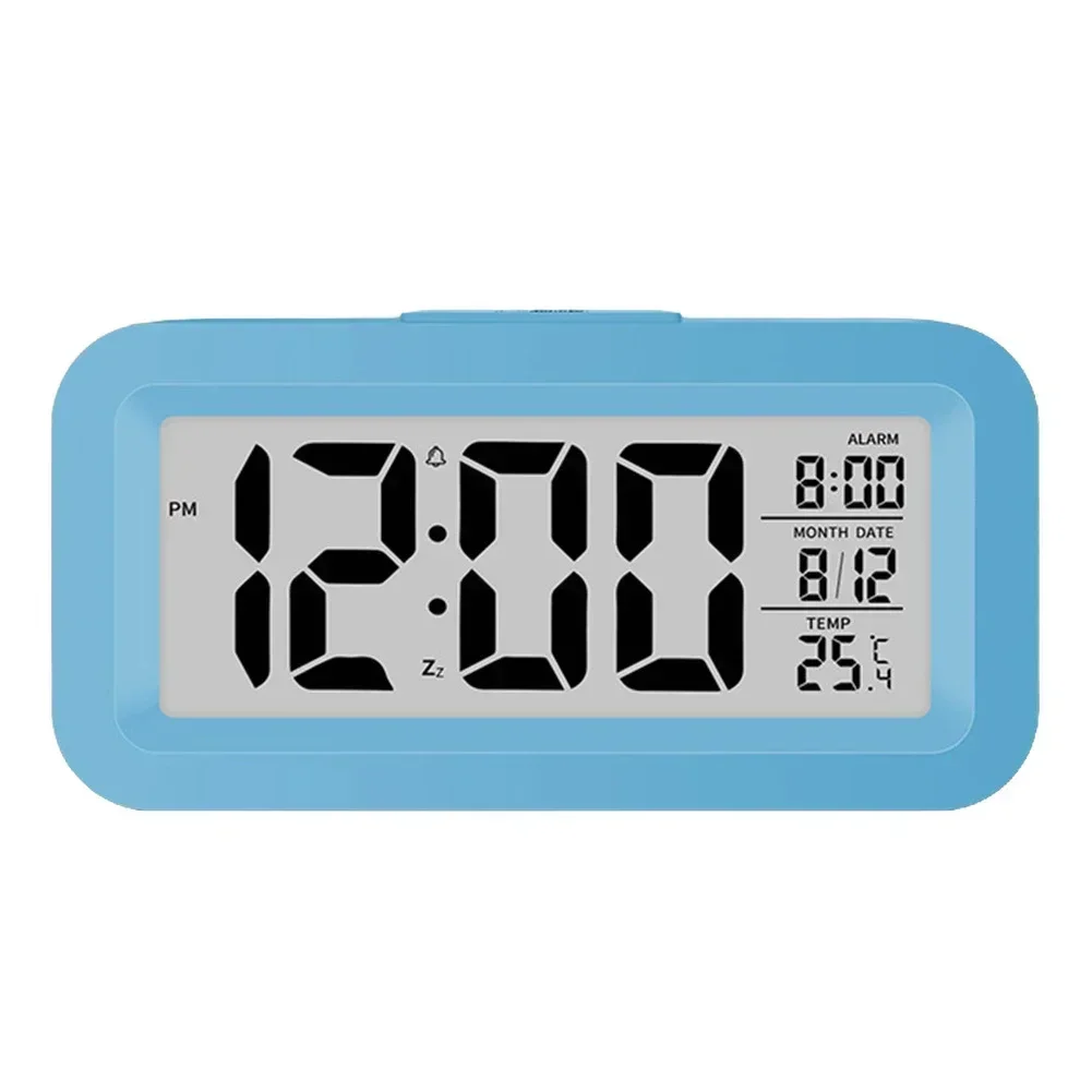 LED Digital Alarm Clock Electronic Digital Alarm Screen Desktop Table Clocks For Home Office Backlight Snooze Calendar Clock