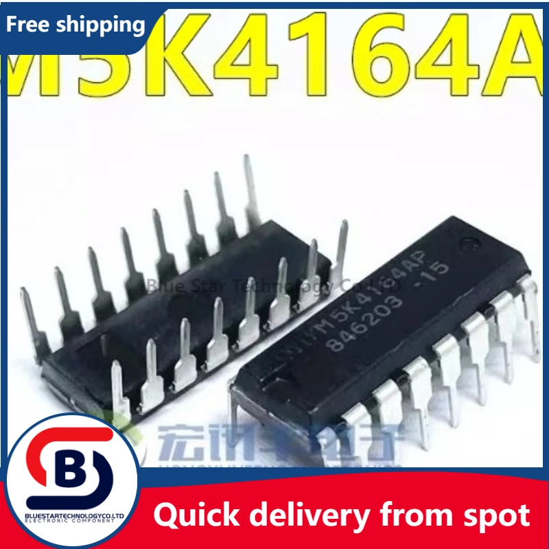 Free Shipping 10pcs-50pcs/lots M5K4164AP-15 M5K4164AP DIP-16 NEW IC In stock!
