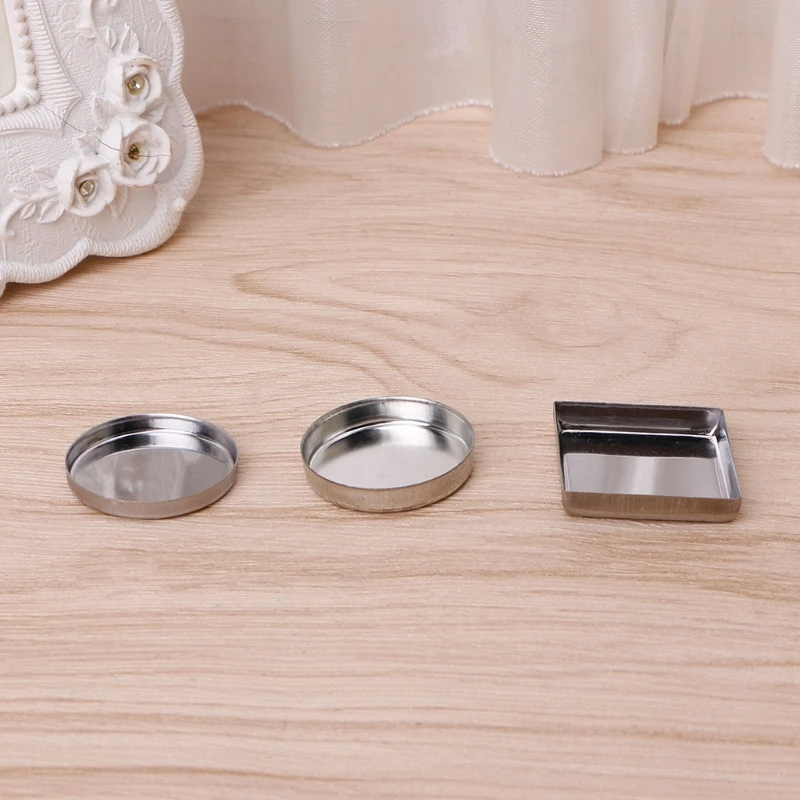 10 Chiếc Trống Phấn Mắt Bảng Bột Chảo Nồi Bảo Quản Đáp Ứng Với Nam Châm Dropshipping