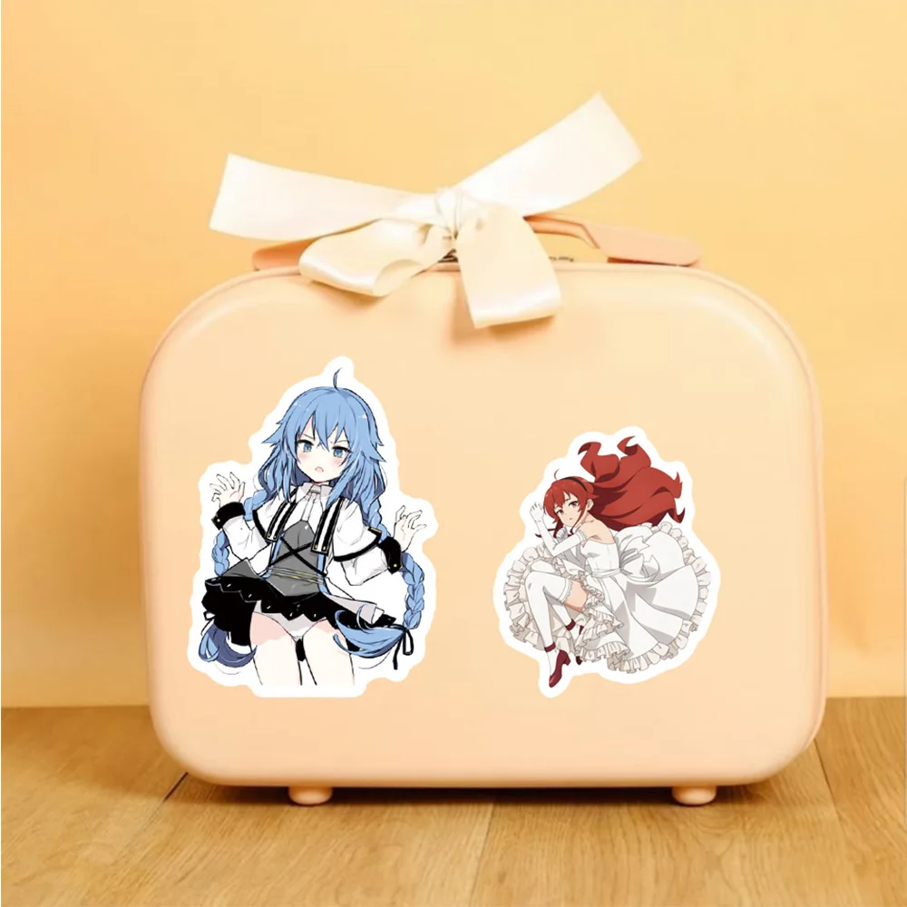 10/30/50pcs Anime Mushoku Tensei：Jobless Reincarnation Stickers Cute Cartoon Graffiti Decals Sticker for Phone Suitcase Laptop