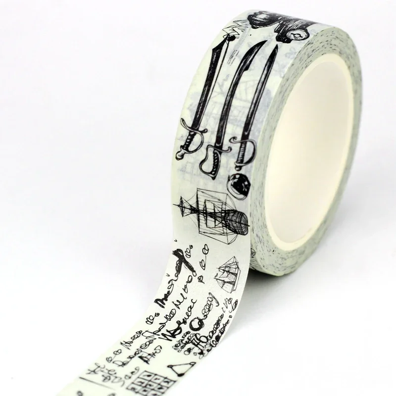 

Новинка 1 шт. 10 м декоративная винтажная дорожная Парусная Васи-лента для скрапбукинга, дневной клей, фотобумага, милые канцелярские принадлежности