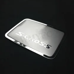 For Suzuki S-Cross 2014-2020 2021 Accessory Stainless Chrome Car Fuel Gas Tank Cap Cover Protector Trim Styling