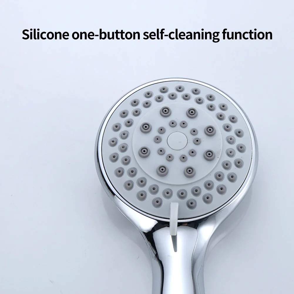 Shower Head Wall Bracket 5-Speed Adjustment Mode Handheld Shower Head Pressurized Hand Spray For Bathroom Maximum Flexibility