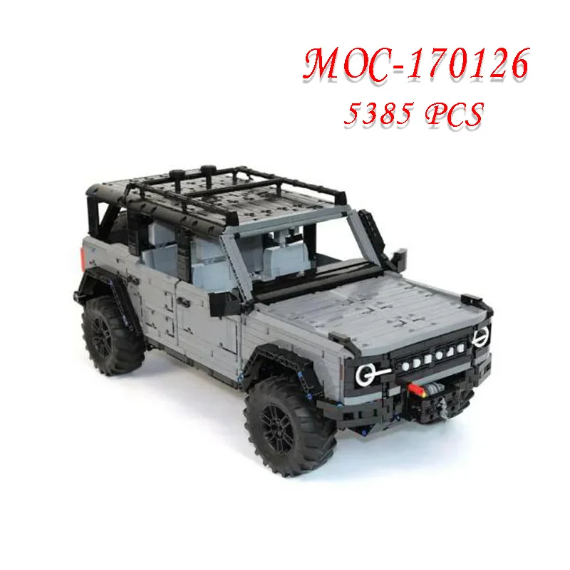 New MOC-170126 Off-road Vehicle 5385 PCS Self-locking Building Block Model Building Puzzle Birthday Christmas Toy Gift Ornaments