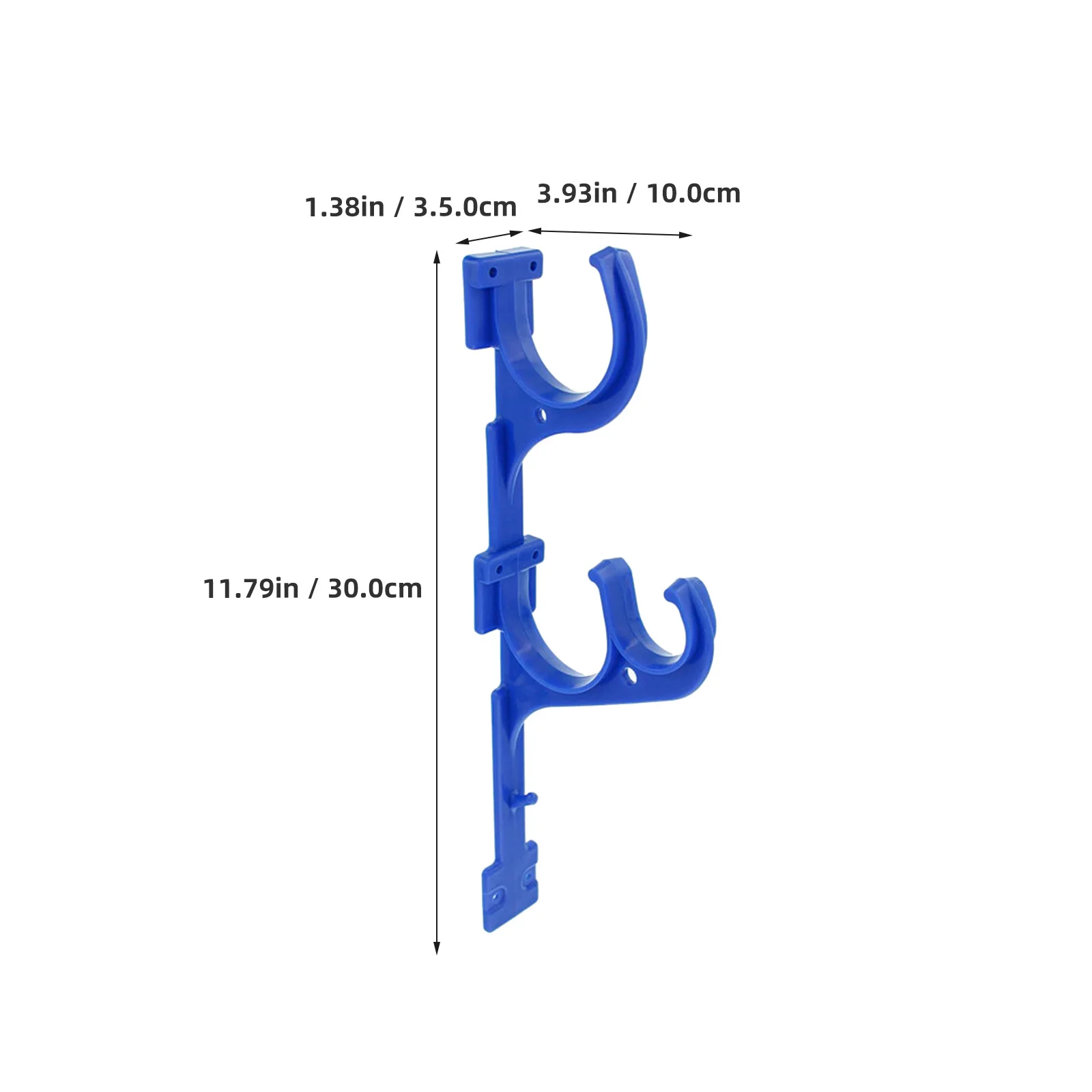 ชุดอุปกรณ์จัดเก็บอุปกรณ์ทำความสะอาดสระว่ายน้ำ 1 ชุด พร้อมราวแขวนพลาสติก ตะขอแขวนตาข่าย สำหรับจัดระเบียบบ้าน สวน โรงเรียน ร้านค้า สีฟ้า