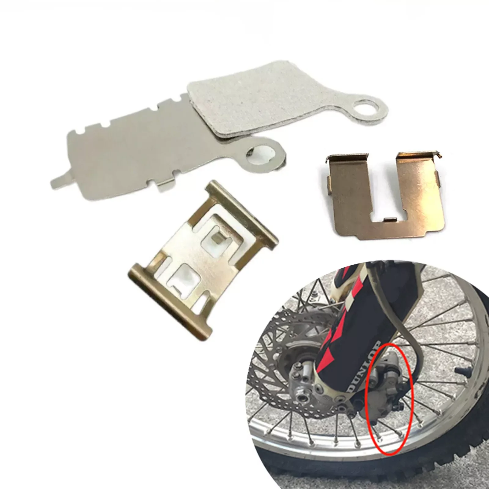

#54813018000 For KTM SX SXF XC XCF Rear Brake Caliper Retaining Spring Pads Clip Set Tail Light Lamp Wiring Looms