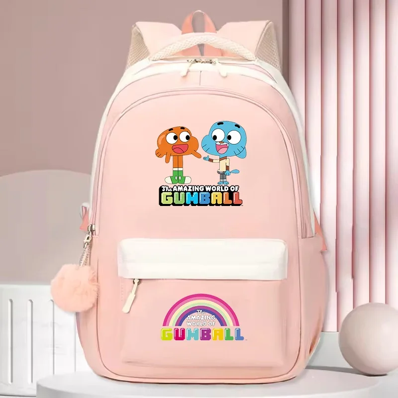 The Amazing World of Gumball Backpack Primary Students Rucksack High Quality Children Backpacks Boy Girl Fashion Schoolbag Gifts