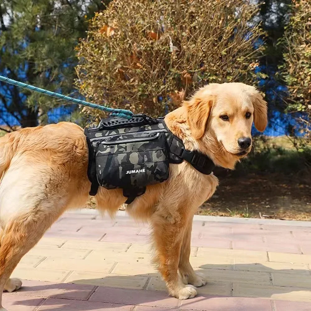 Dog Outdoor Self Backpack Large Capacity Dog Training Backpack Snack Bag Pannier Bag Medium and Large Dog Bags