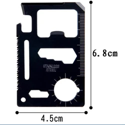 Cuchillo de tarjeta suiza multifuncional para acampar al aire libre, cuchillo militar, tarjeta Universal para herramientas de ahorro de vida salvaje, cuchillo portátil para exteriores