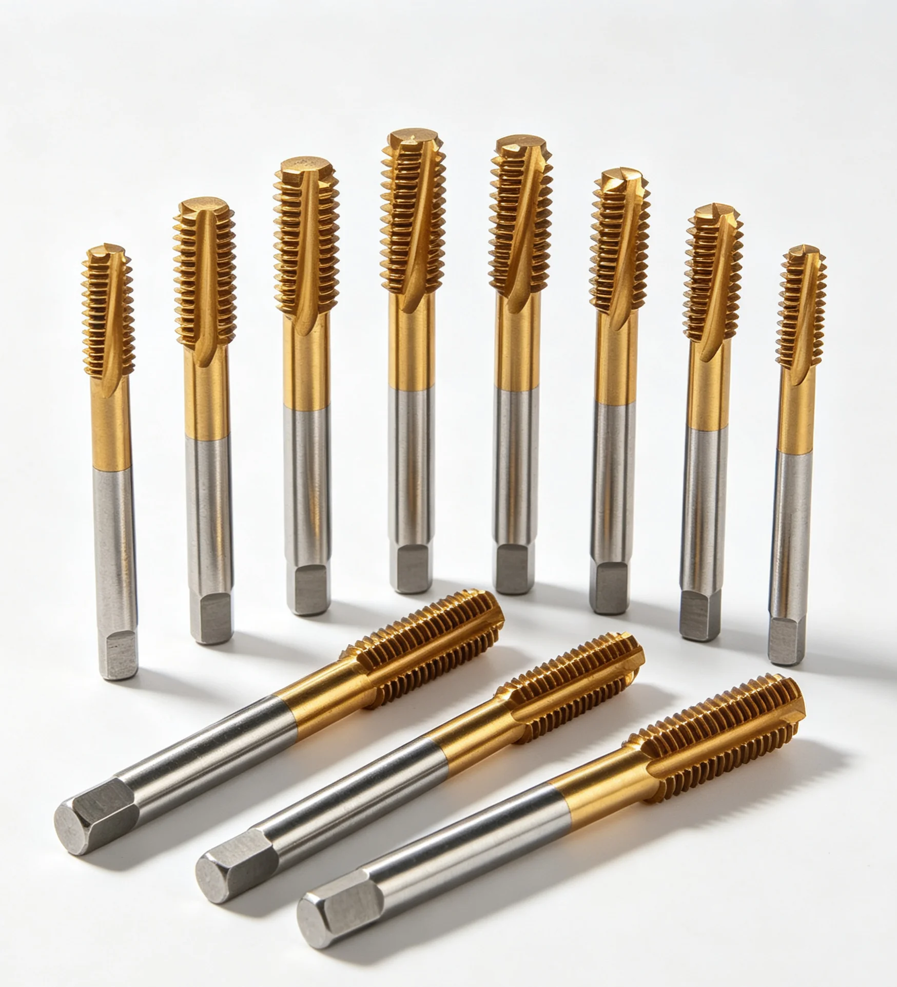 Custom thread tapping drill screw tap tungsten alloy milling cutter non-standard Pipe fluteless tap spiral pointe processing