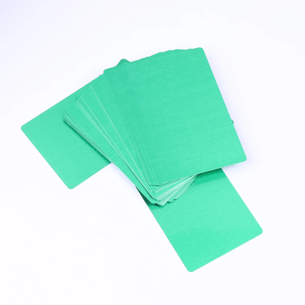 

50 pcs Engraved Business Cards 0.2Mm Thin Anodized Aluminum Diy Name Card Cnc Machine Engraver Blank Credit Card Printing