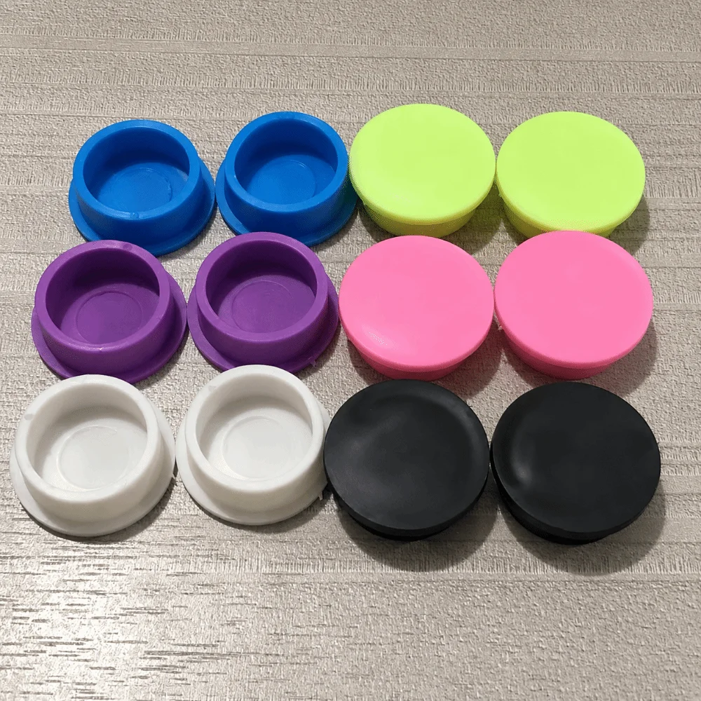 6/12Pcs New Leak Proof Glass Vial Caps Silicone Evaporation Proof Vial Seal Covers Reusable Peptide Vial Caps Lab Research