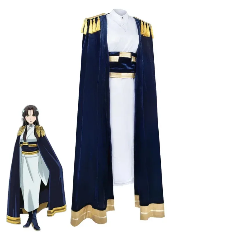 

Аниме I Admire Tanaka Michiko Косплей Костюм Gushing Over Magical Girls Плащ Белая униформа Женский праздничный костюм6;d'3,h'7.b;