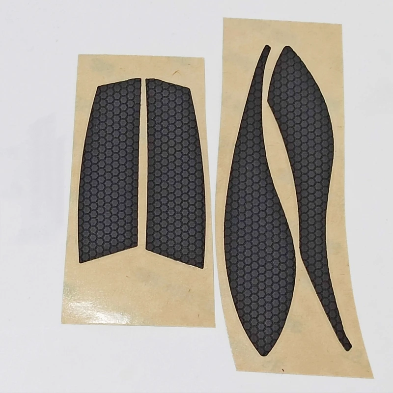 1 Set Mouse Anti Slip Sticker For Logitech Anywhere 2S Non-Slip Anti Sweat Tape Grip Black Hexagonal Texture