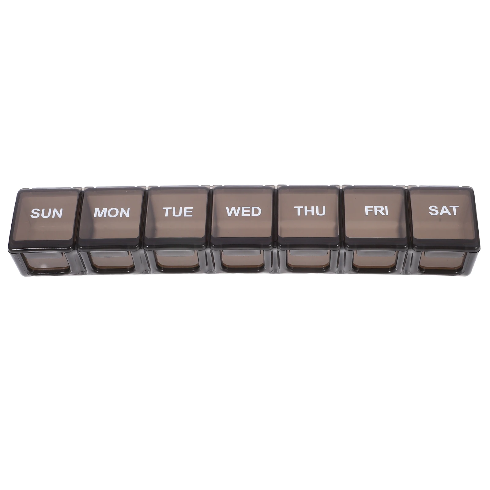 

7 day Pill Box Dispenser Reusable Travel Kit Weekly ganizer Medicine Case Compact Portable Storage Container For Pills