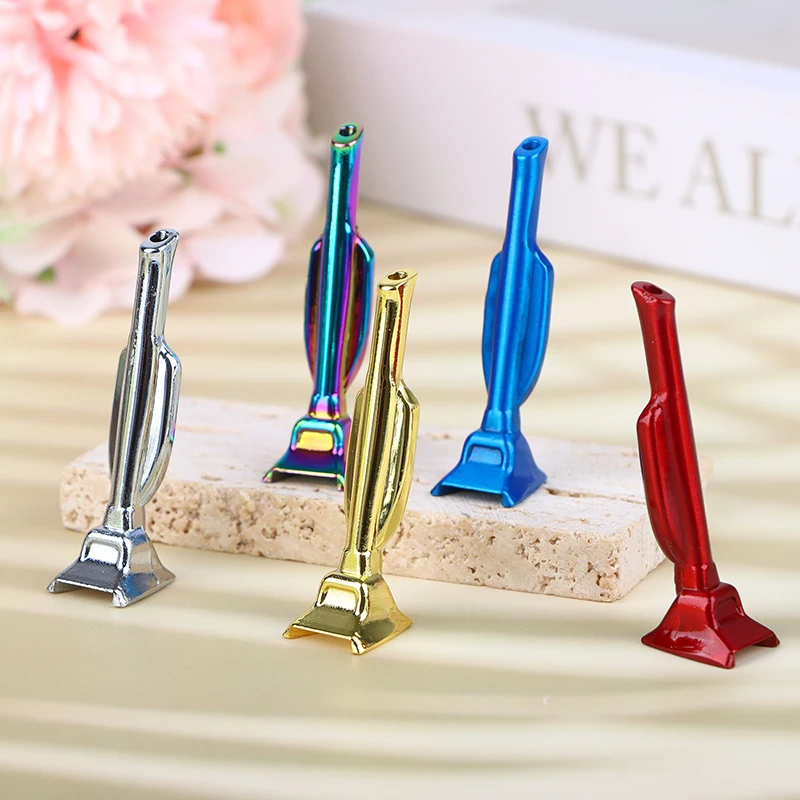 1Pc Mini Trophy Pipe Metals Material Portable Trophy Tobacco Pipe Smoke Herb Pipes Filter Bowl Tobacco Accessories