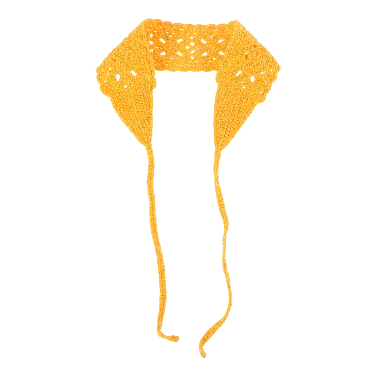 

Floral Crochet Headband Cute Wide Knitted Hair Bands for Women Girls Elastic Headband Decorative Hair Accessories