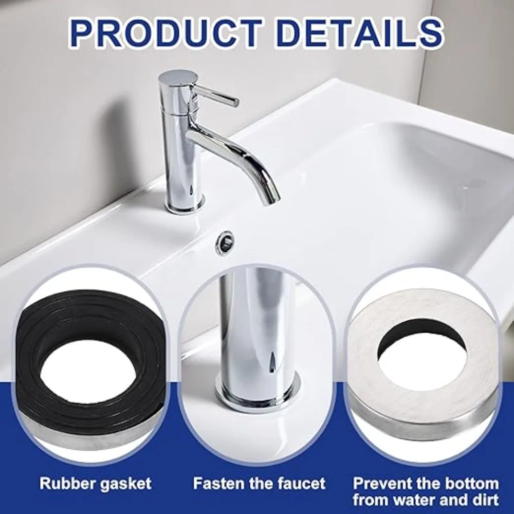 Black Shower Faucet Decorative Cover - close-up view